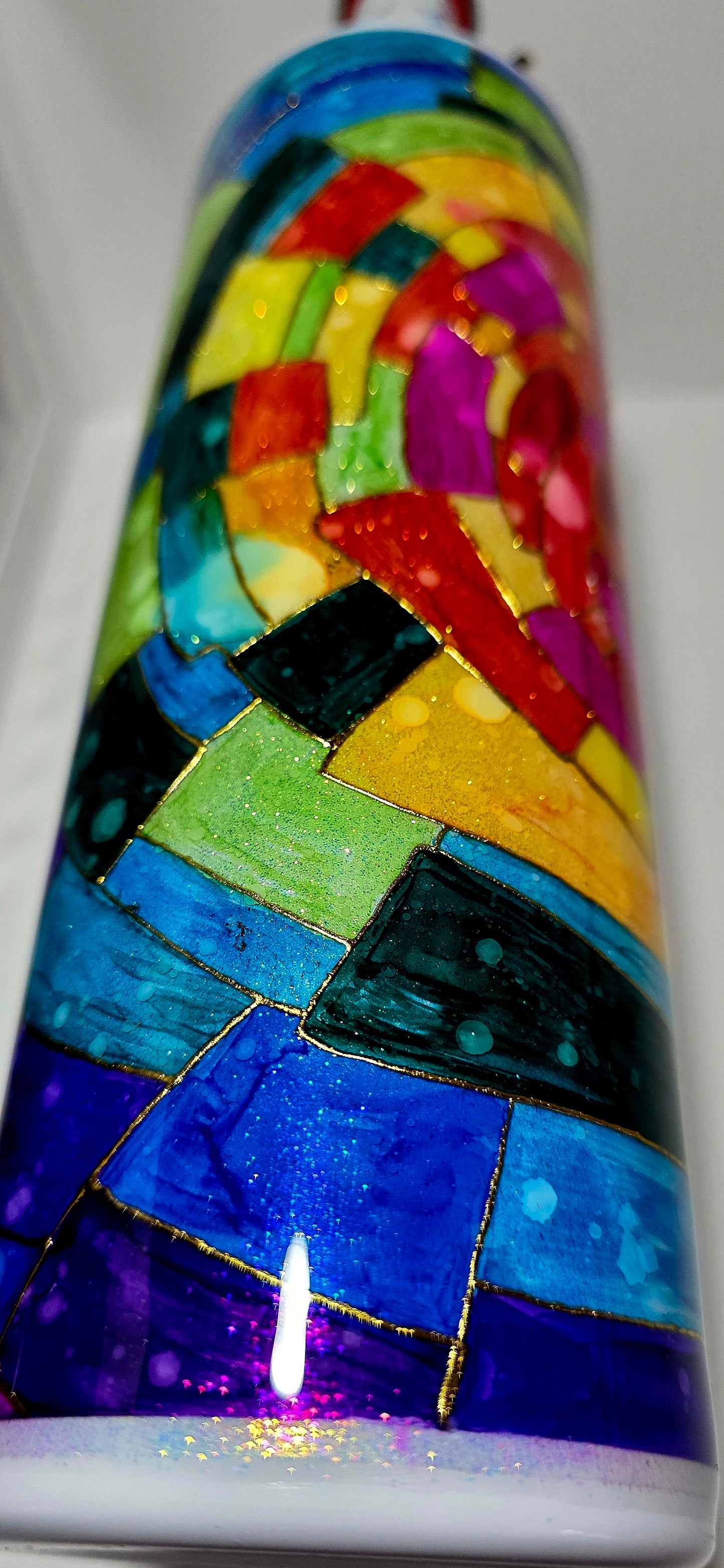 Twisted Stained Glass Mosaic