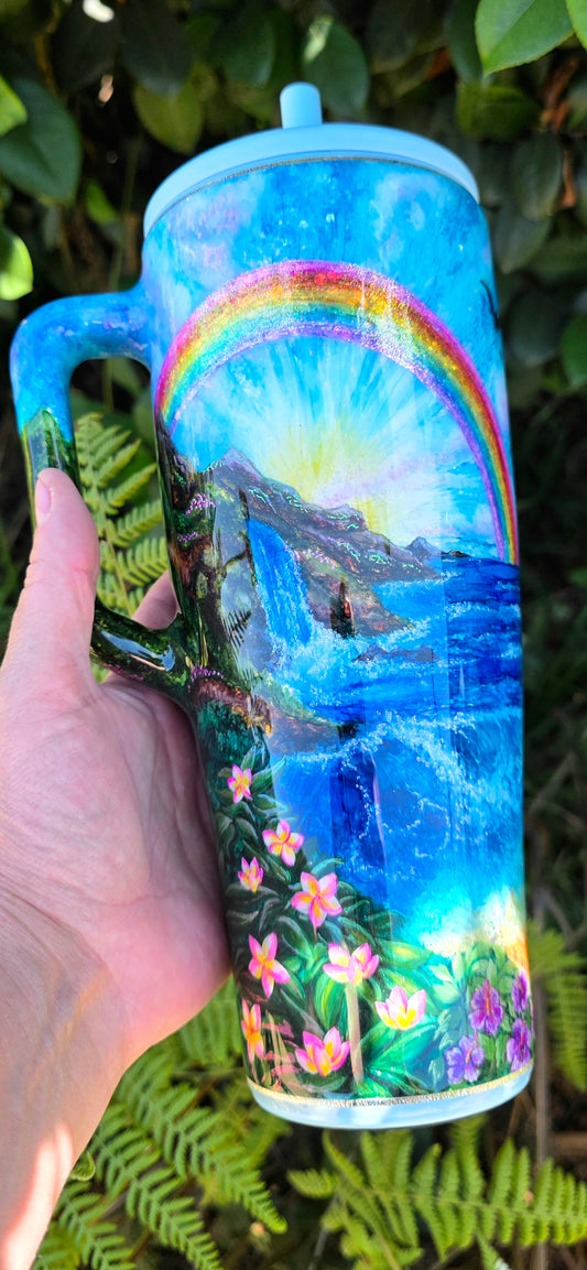 Twisted Ink Rainbow Falls