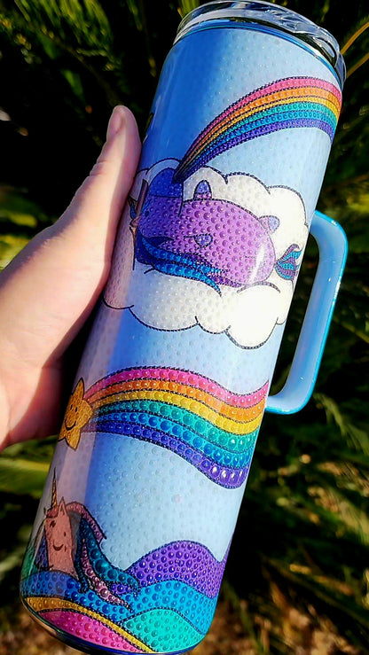 Twisted Dots Funny Rainbow Unicorns