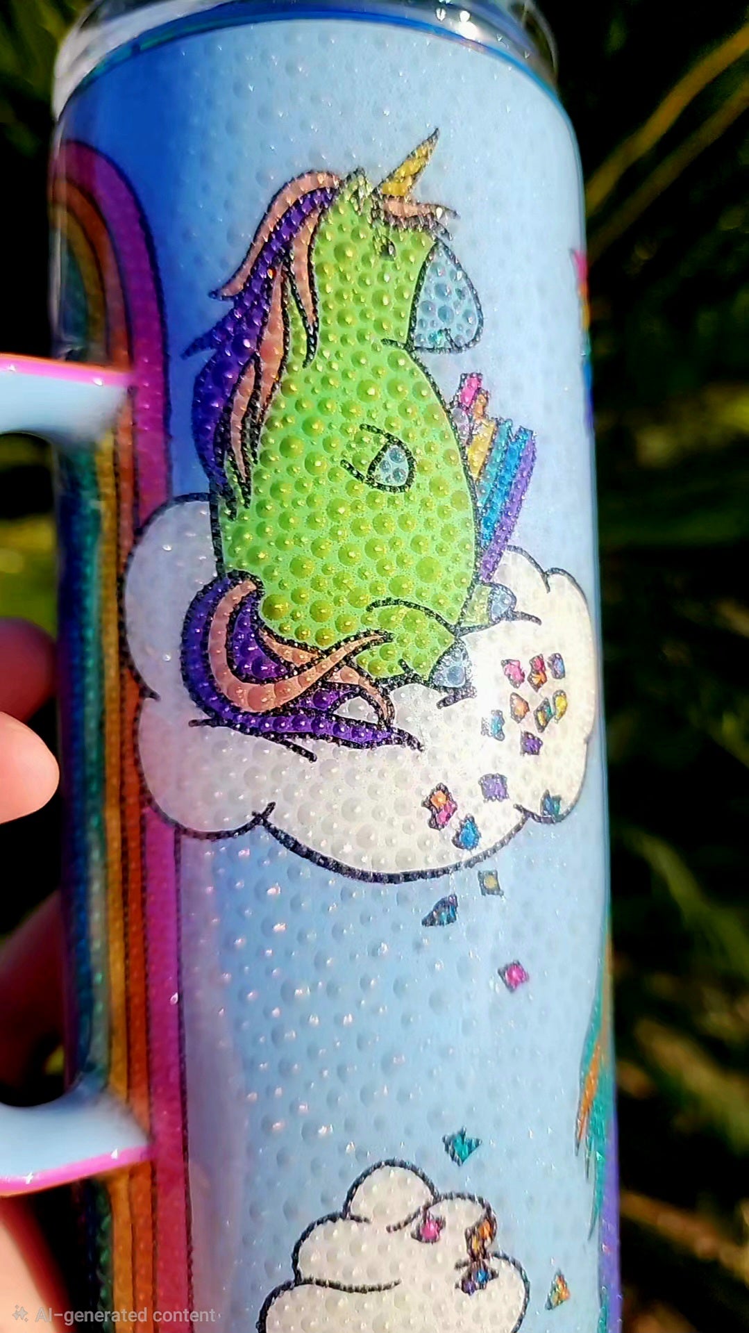 Twisted Dots Funny Rainbow Unicorns