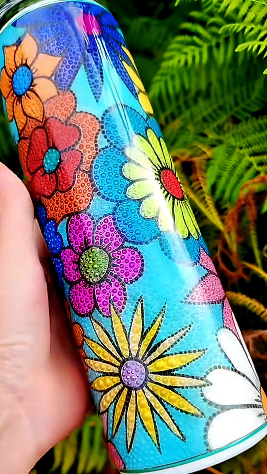 Twisted Dots Groovy Flowers