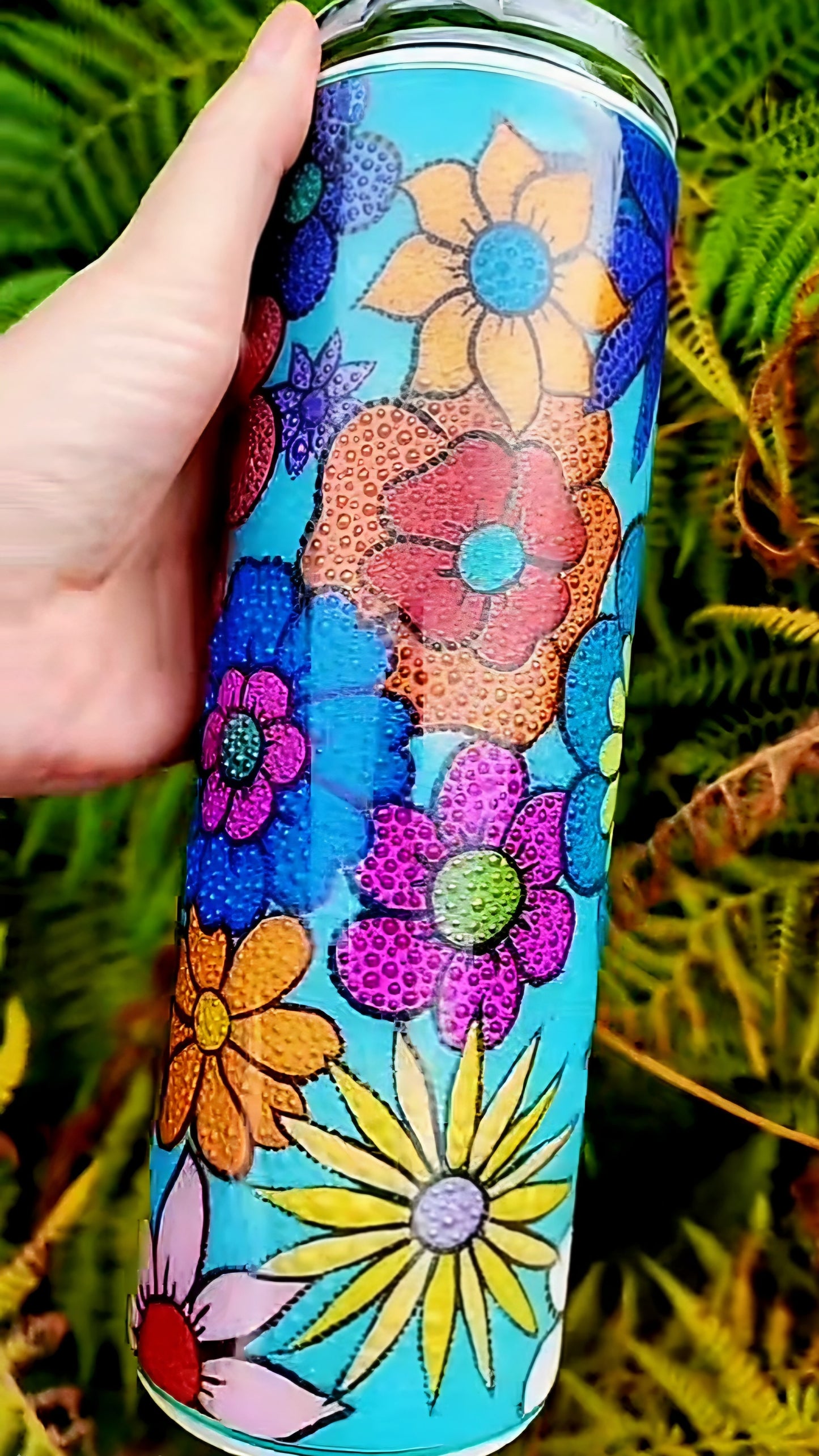 Twisted Dots Groovy Flowers
