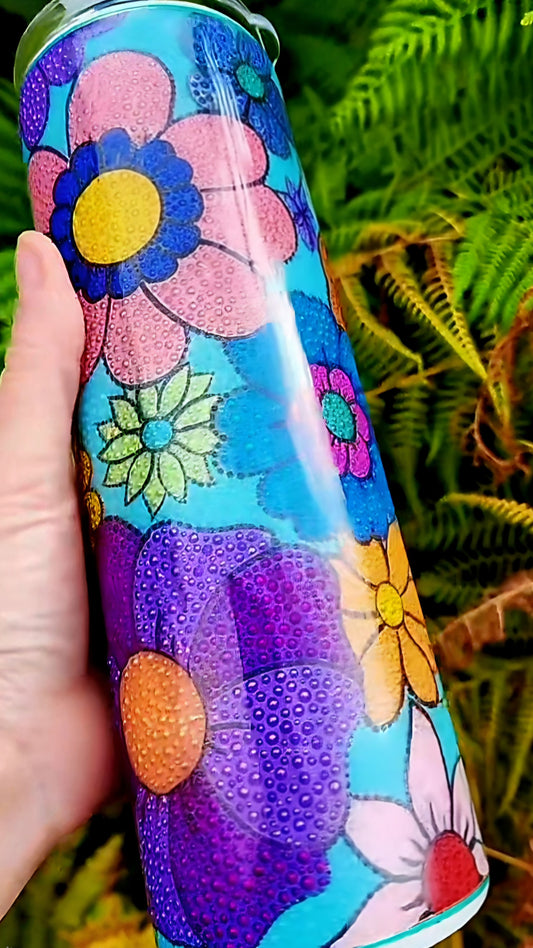 Twisted Dots Groovy Flowers