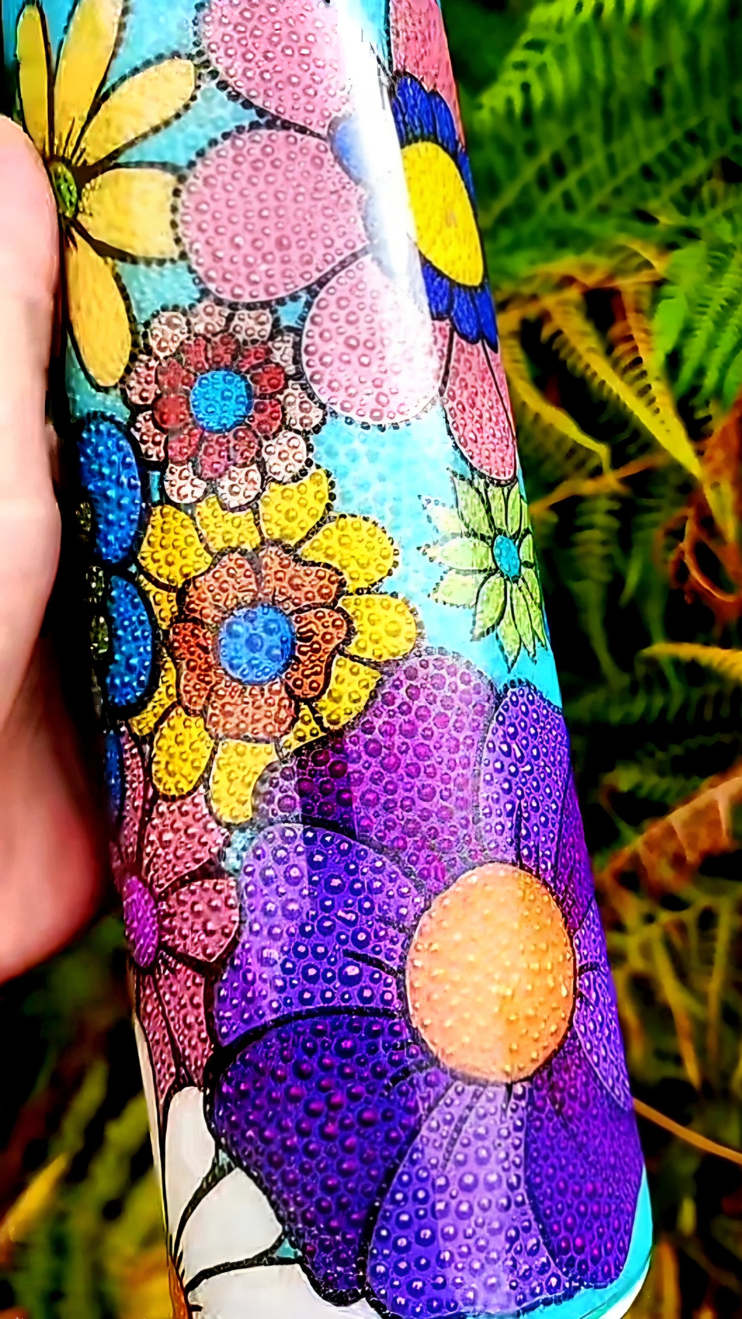 Twisted Dots Groovy Flowers
