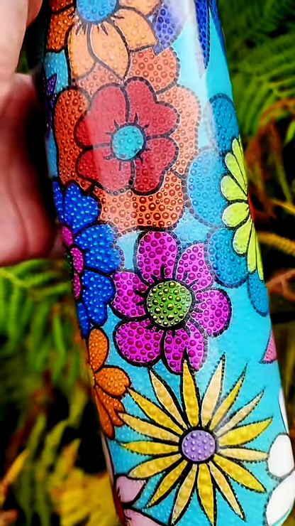 Twisted Dots Groovy Flowers