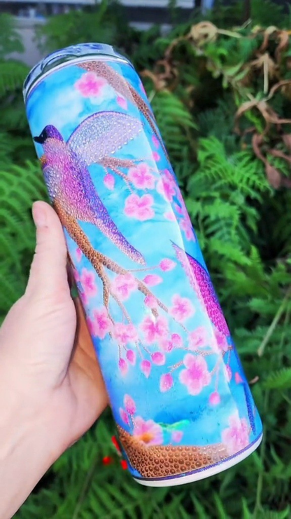 Twisted Dots Hummingbirds & Blossoms