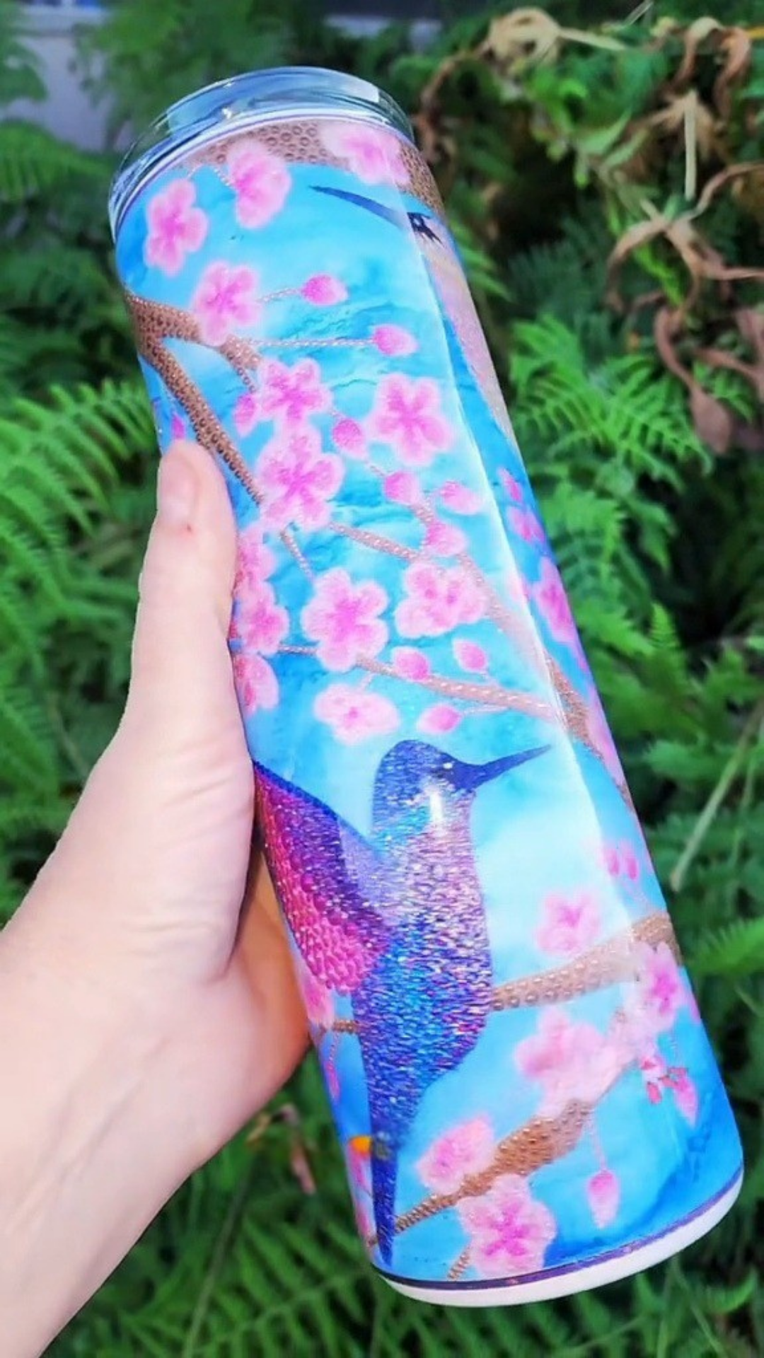 Twisted Dots Hummingbirds & Blossoms