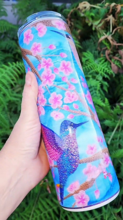 Twisted Dots Hummingbirds & Blossoms