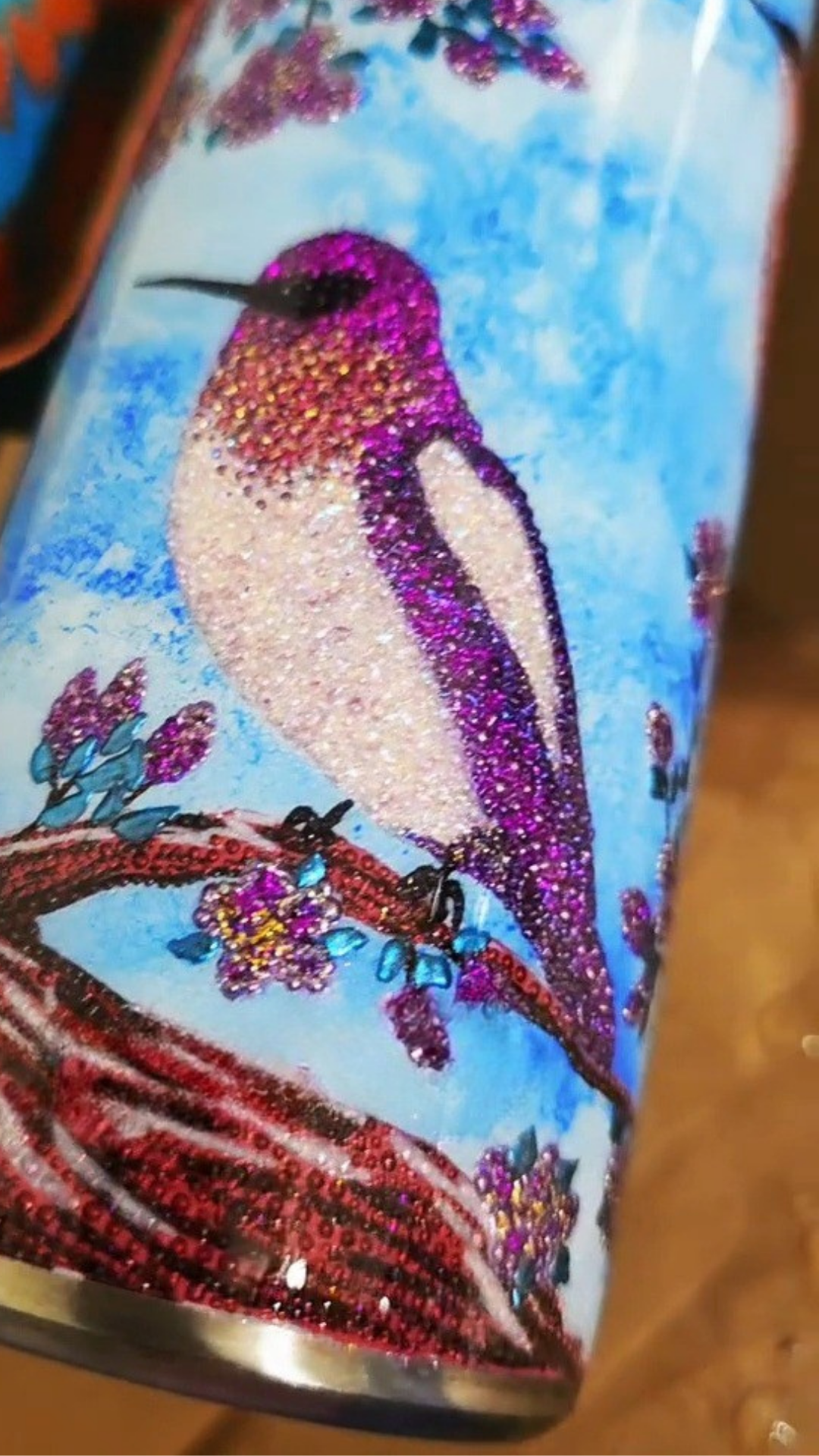 Twisted Dots Hummingbirds & Blossoms