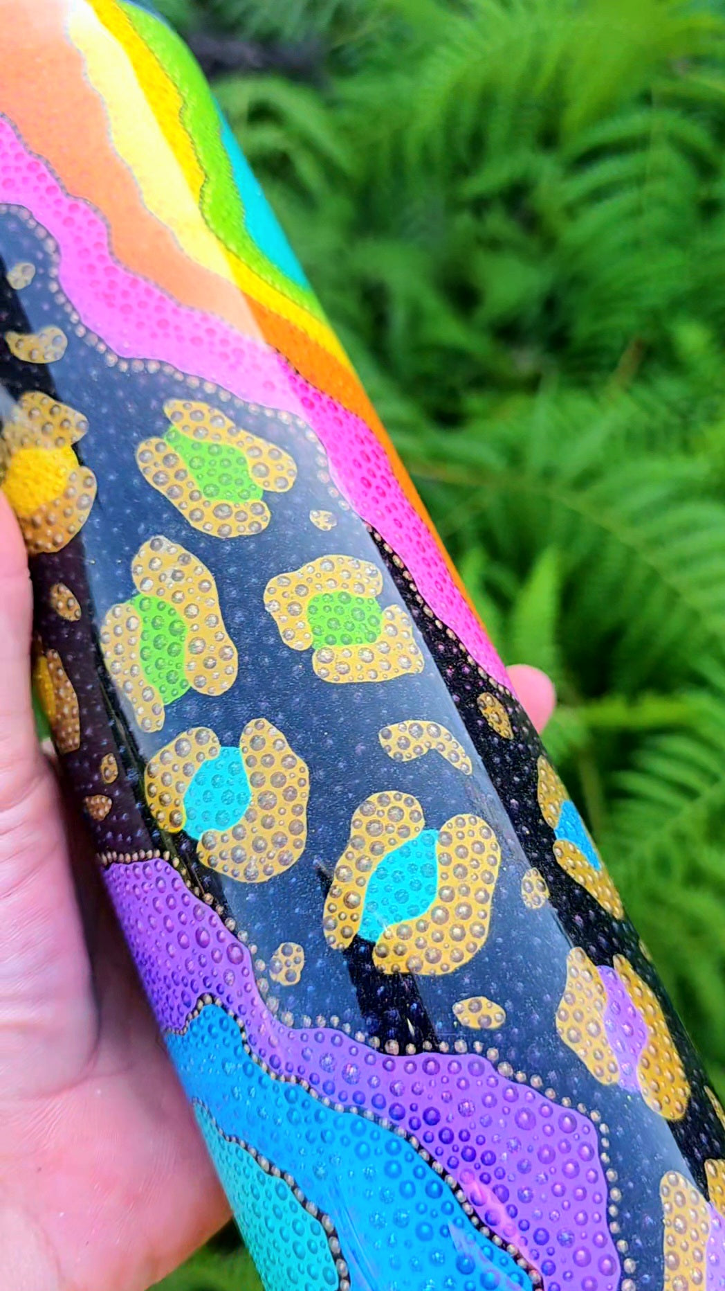 Twisted Dots Leopard Geode