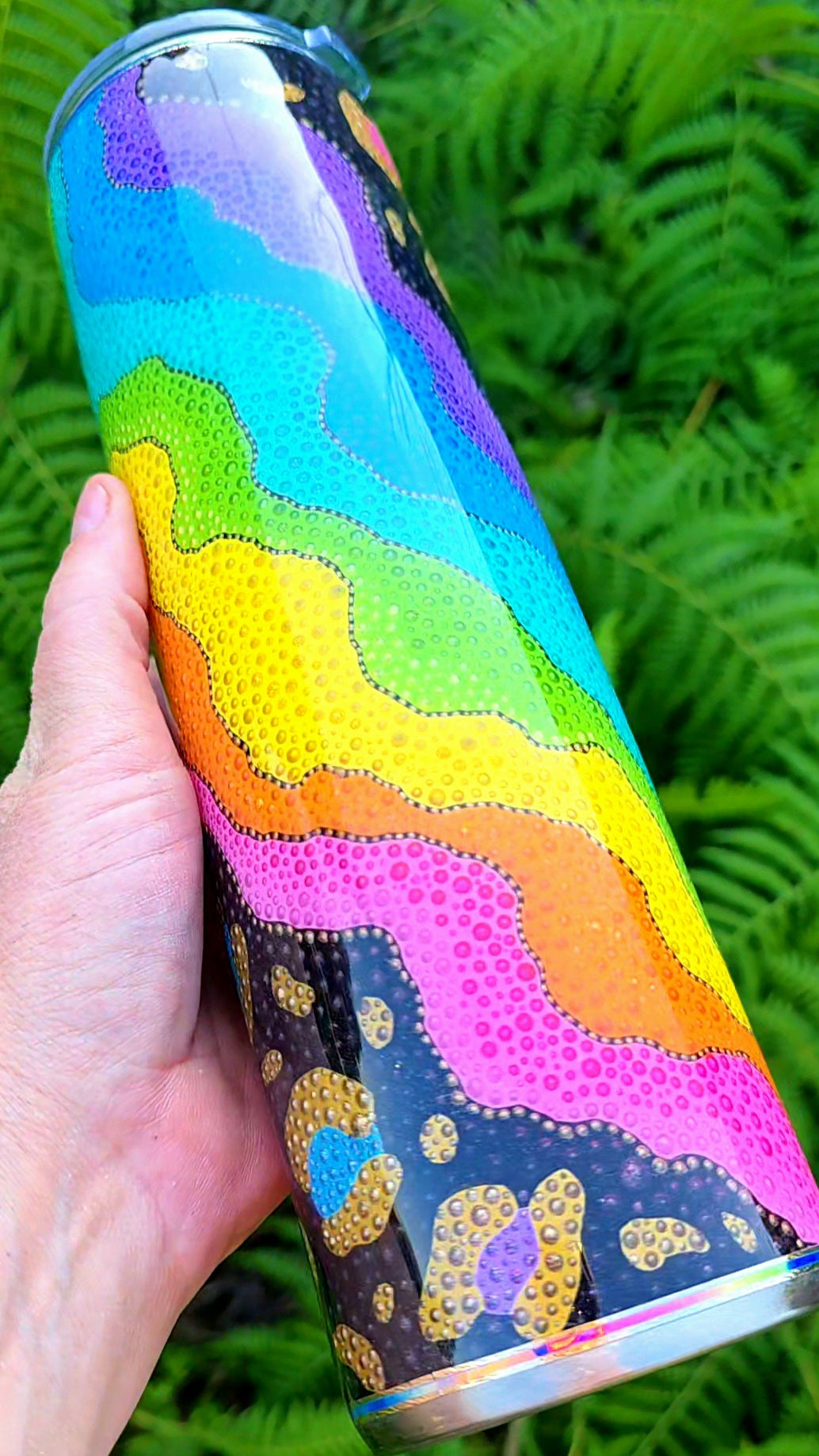 Twisted Dots Leopard Geode