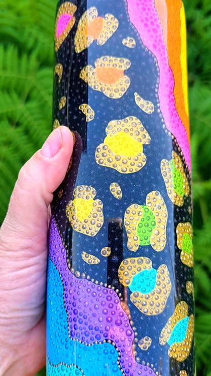Twisted Dots Leopard Geode