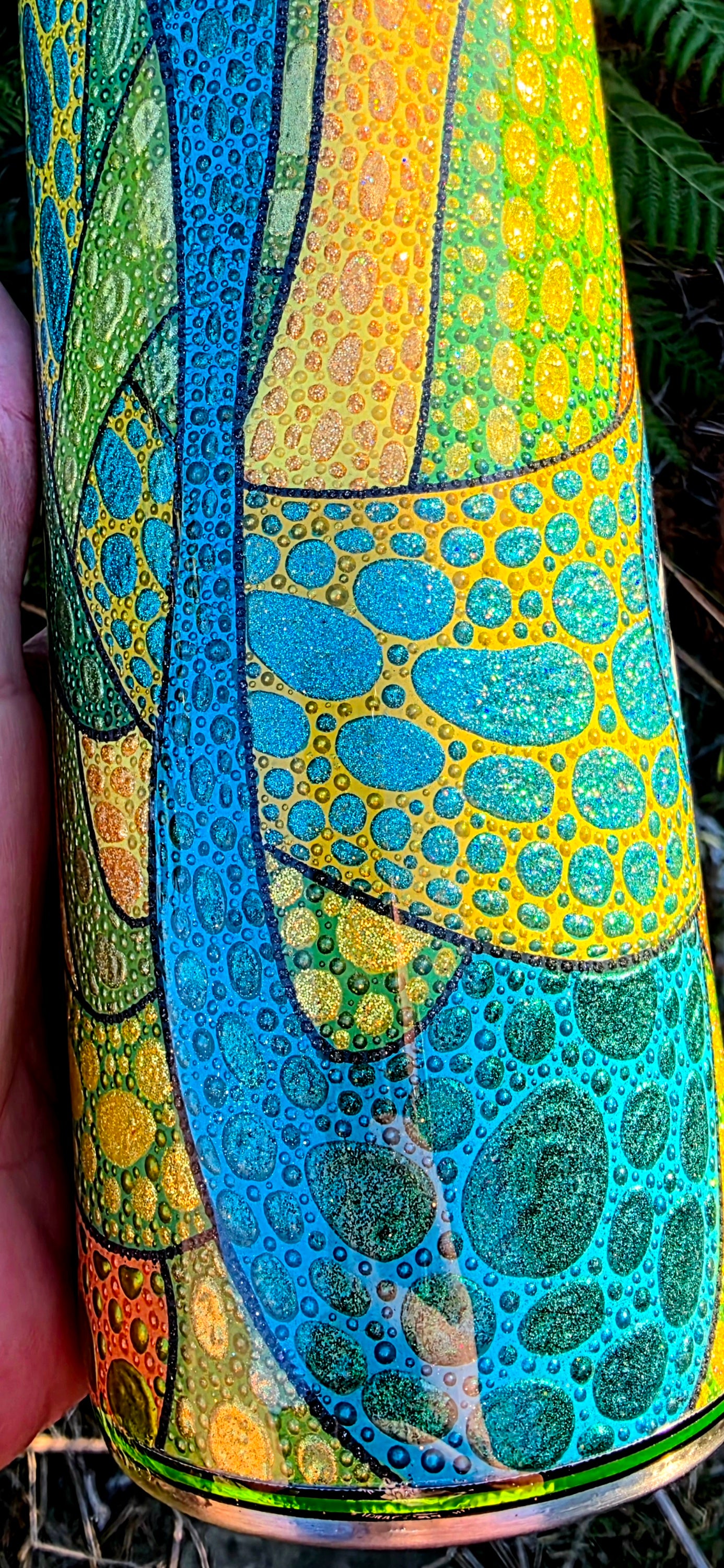Twisted Dots Sunny Pineapple Pop Art