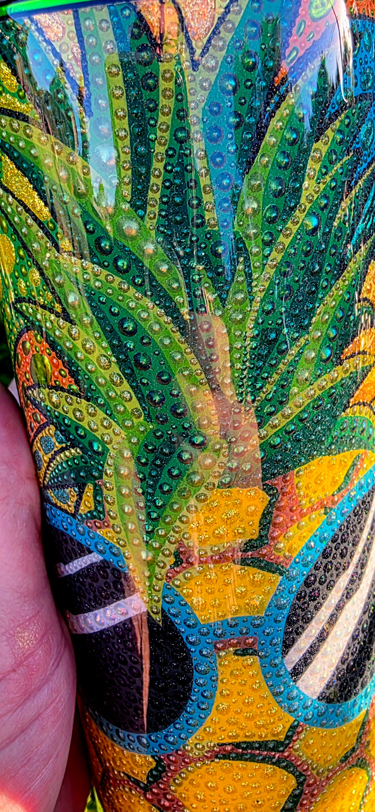 Twisted Dots Sunny Pineapple Pop Art