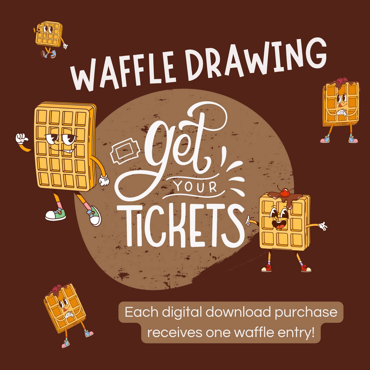 Twisted Custom Waffle - Birthday