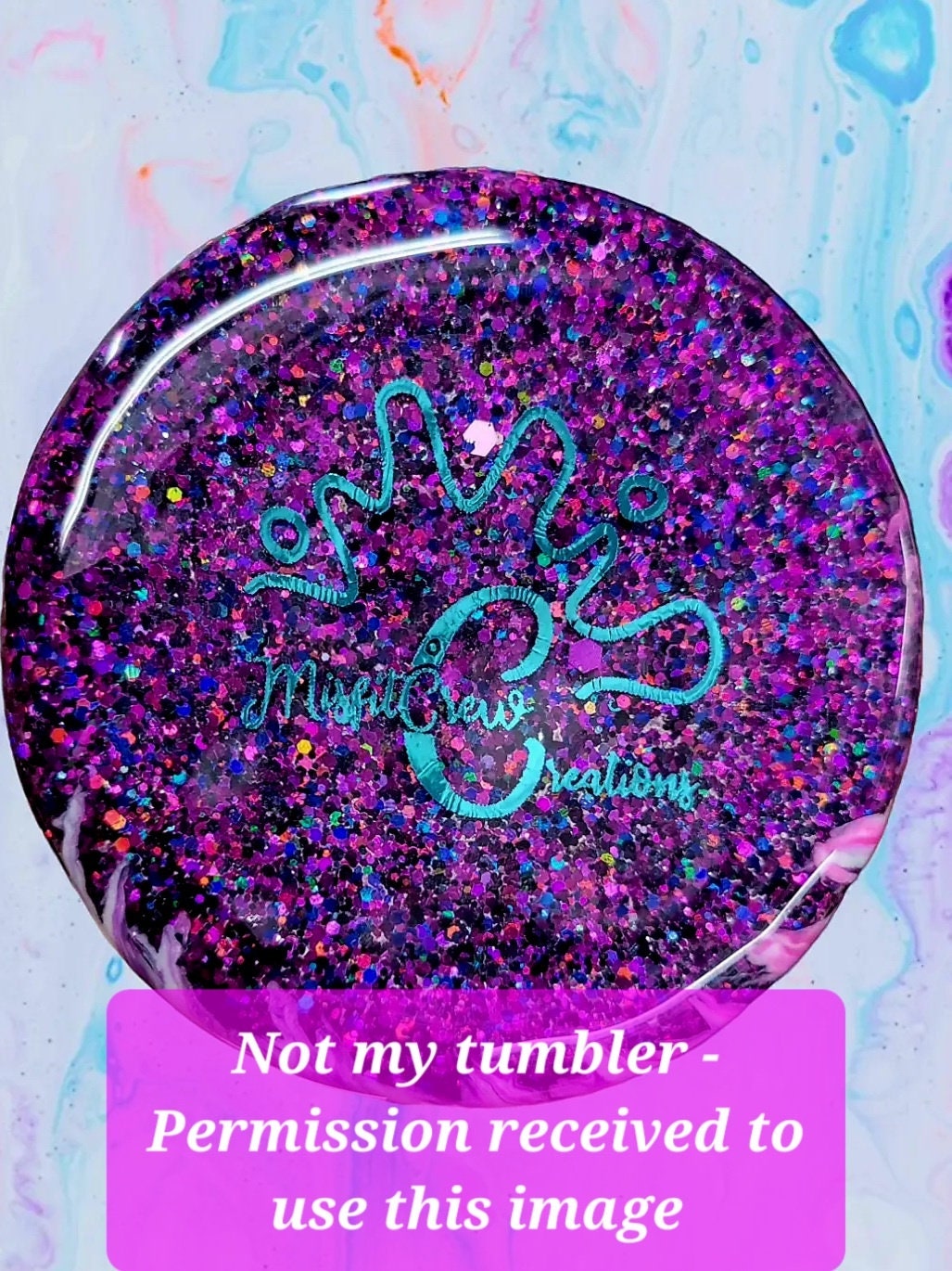 Foil Waterslide Custom Logo