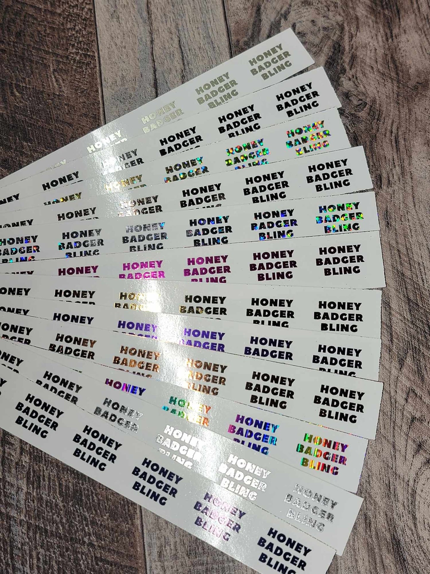 Foil Waterslide Custom Logo