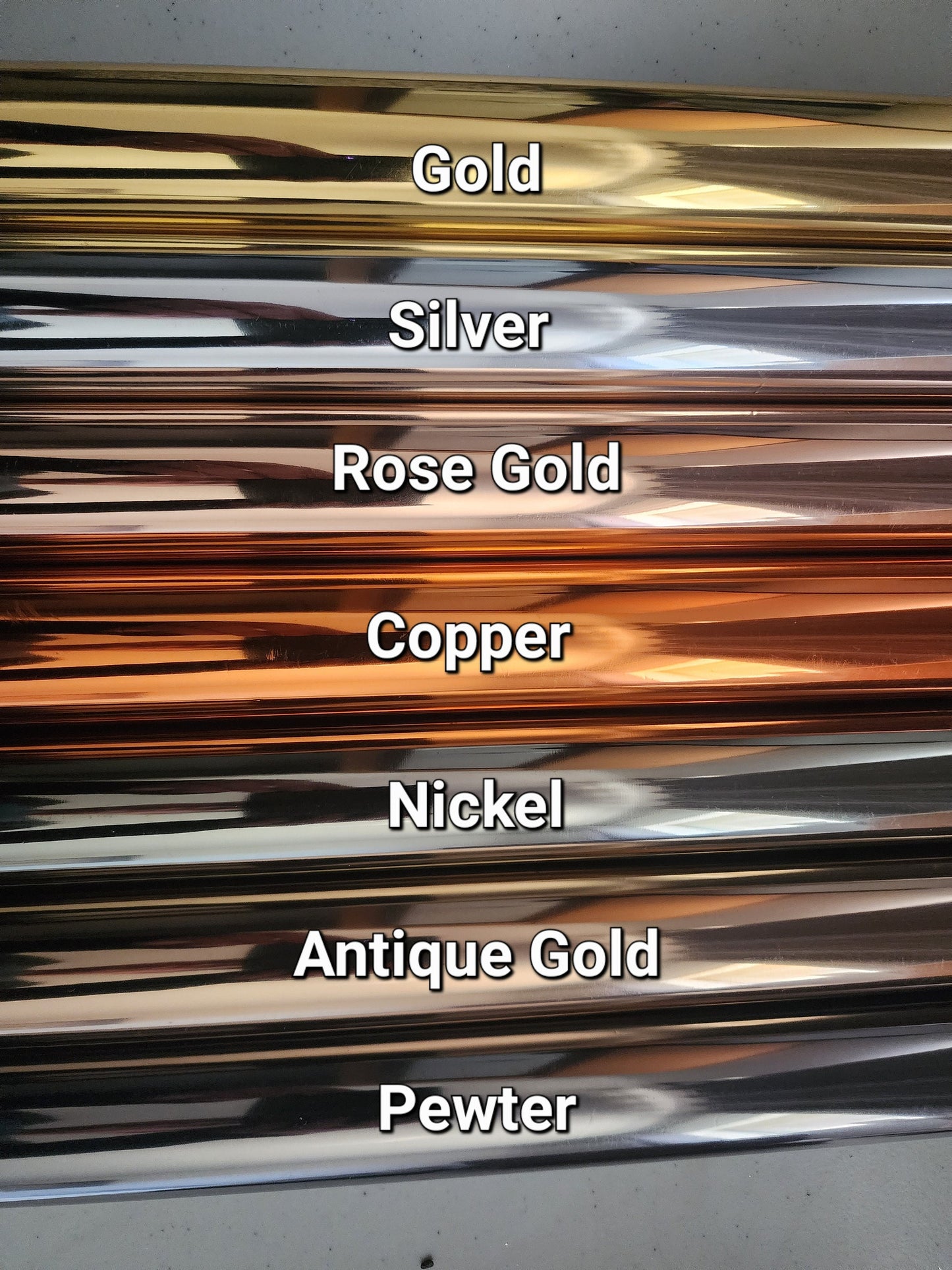 Foil Waterslide Custom Logo