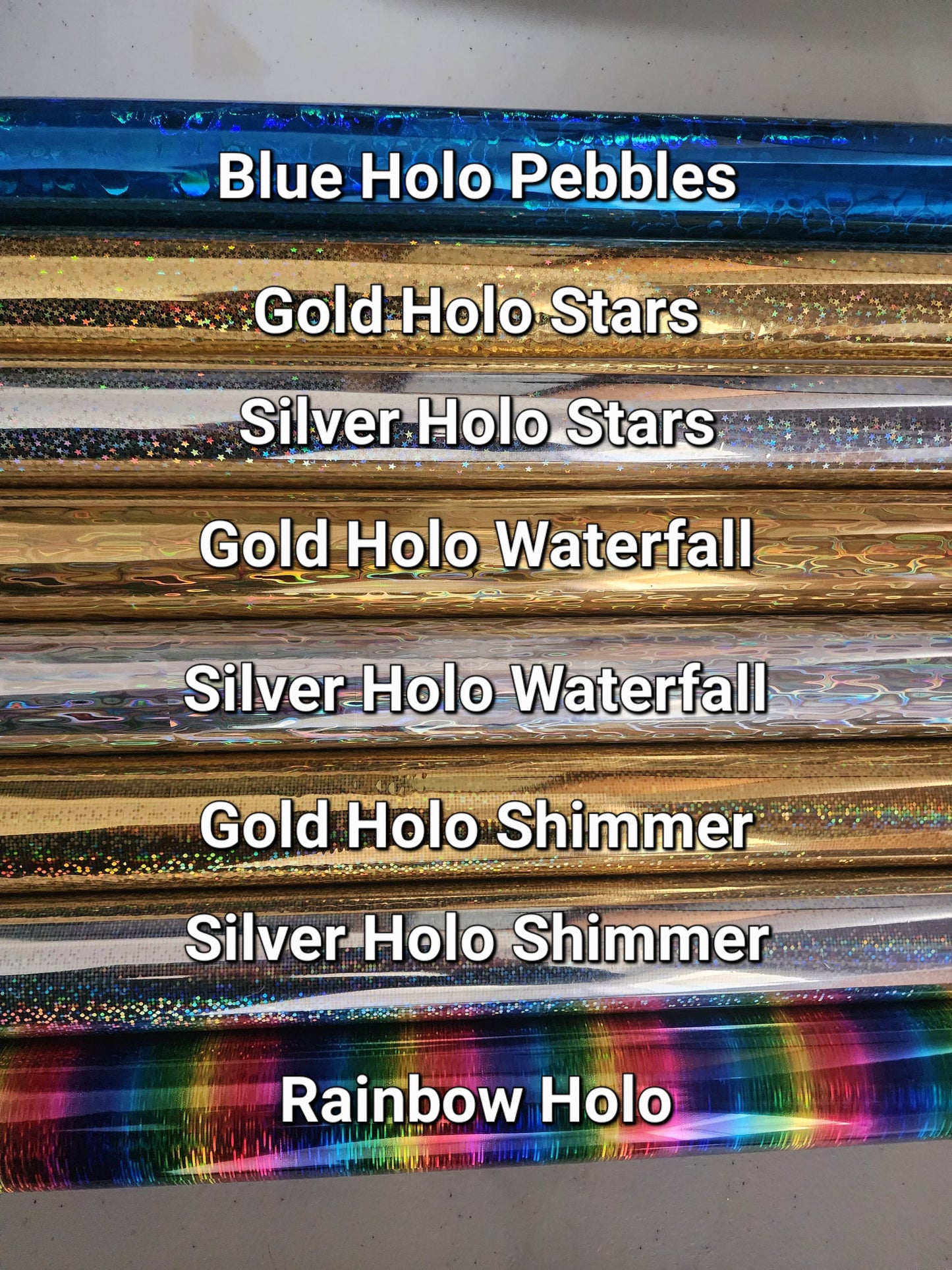 Foil Waterslide Custom Logo