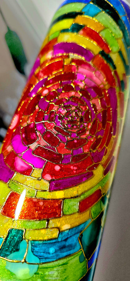 Twisted Stained Glass Mosaic 30oz - Claim It Early