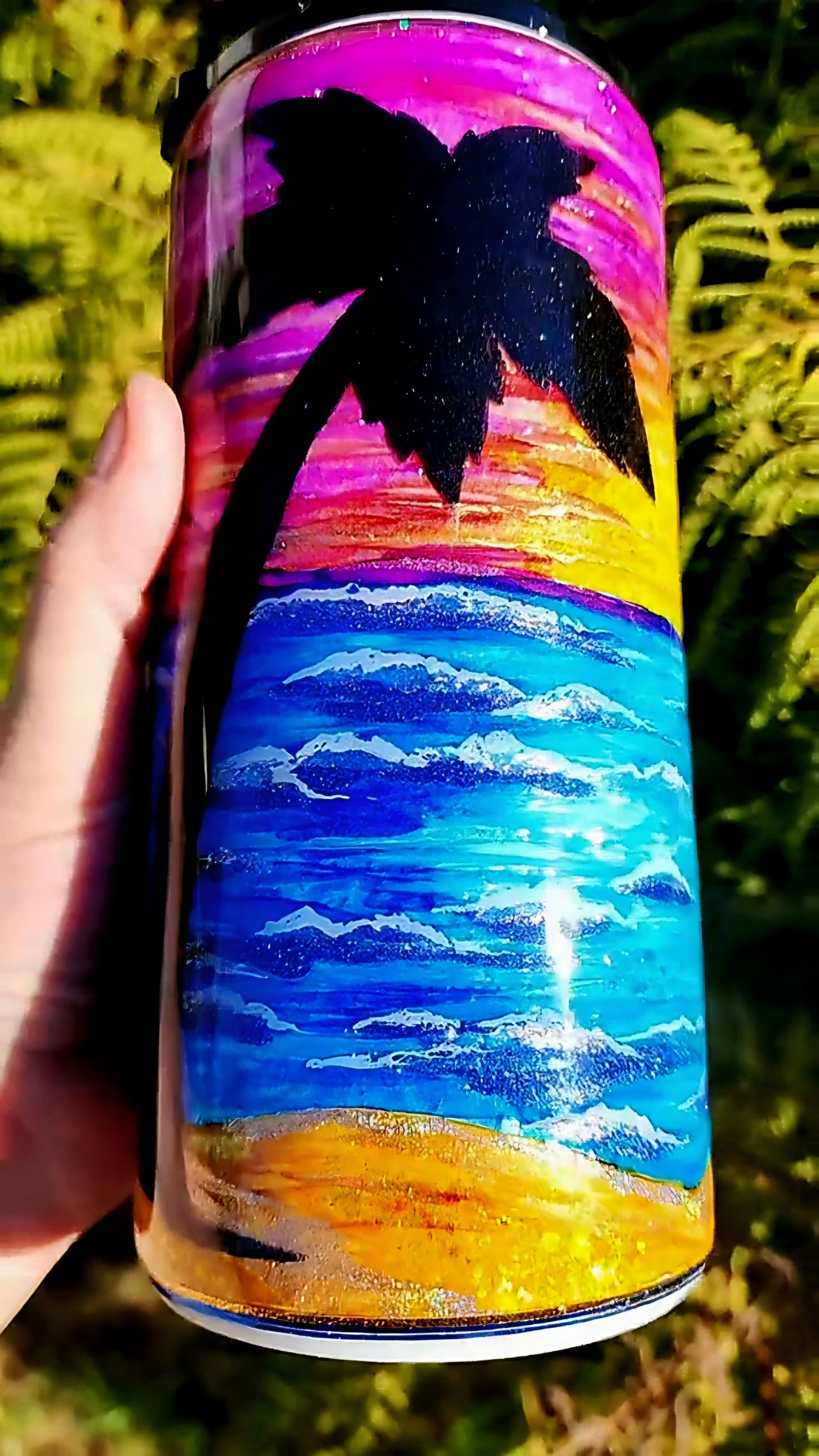 Twisted Ink Beach Sunset