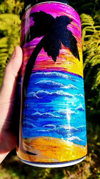 Twisted Ink Beach Sunset