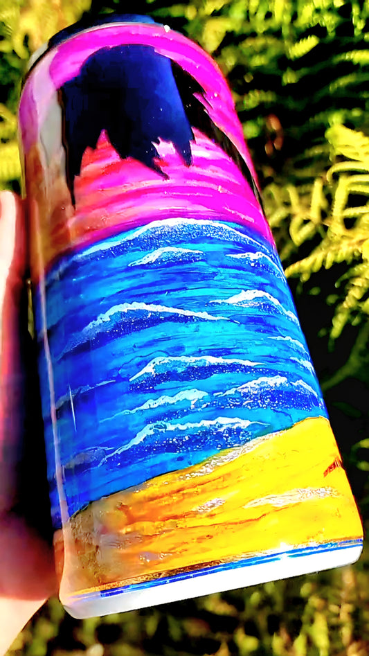 Twisted Ink Beach Sunset