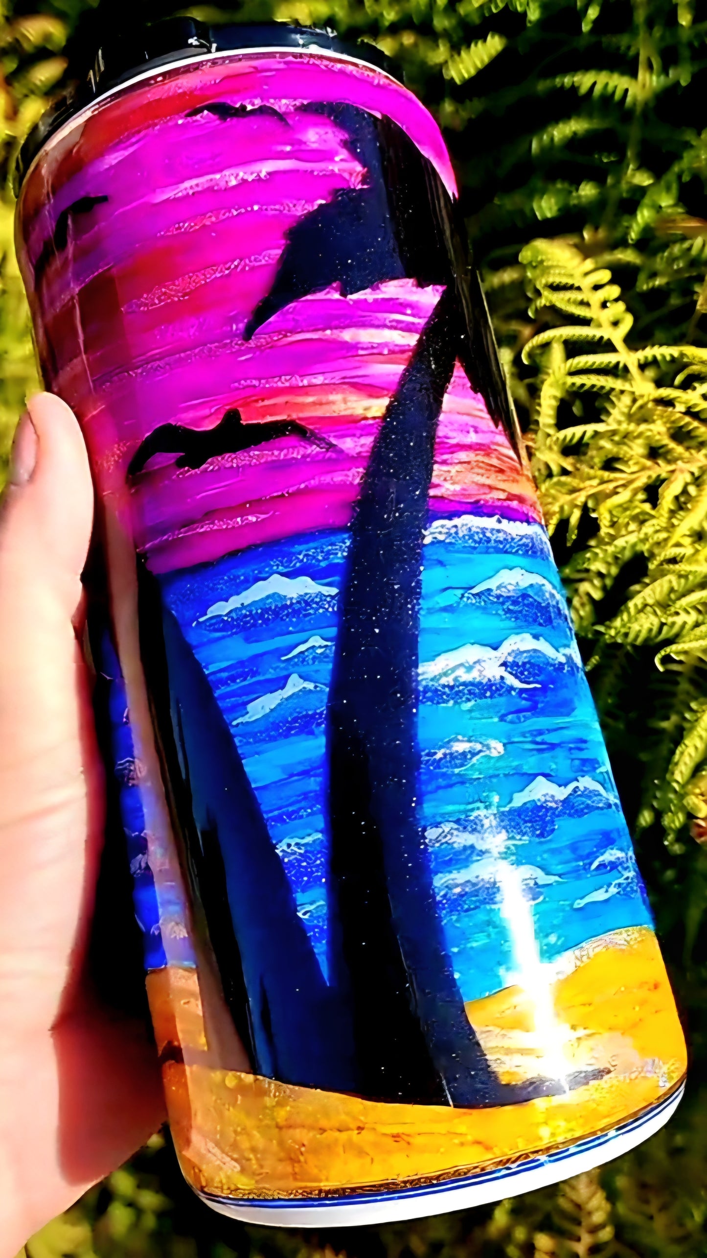 Twisted Ink Beach Sunset