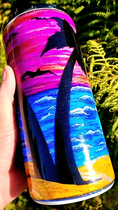 Twisted Ink Beach Sunset