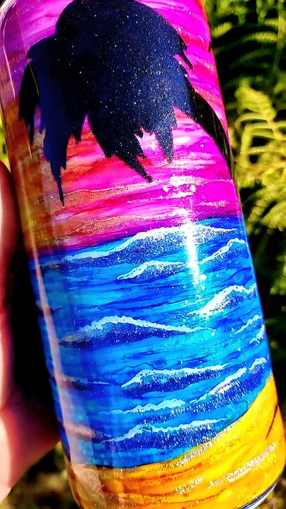 Twisted Ink Beach Sunset