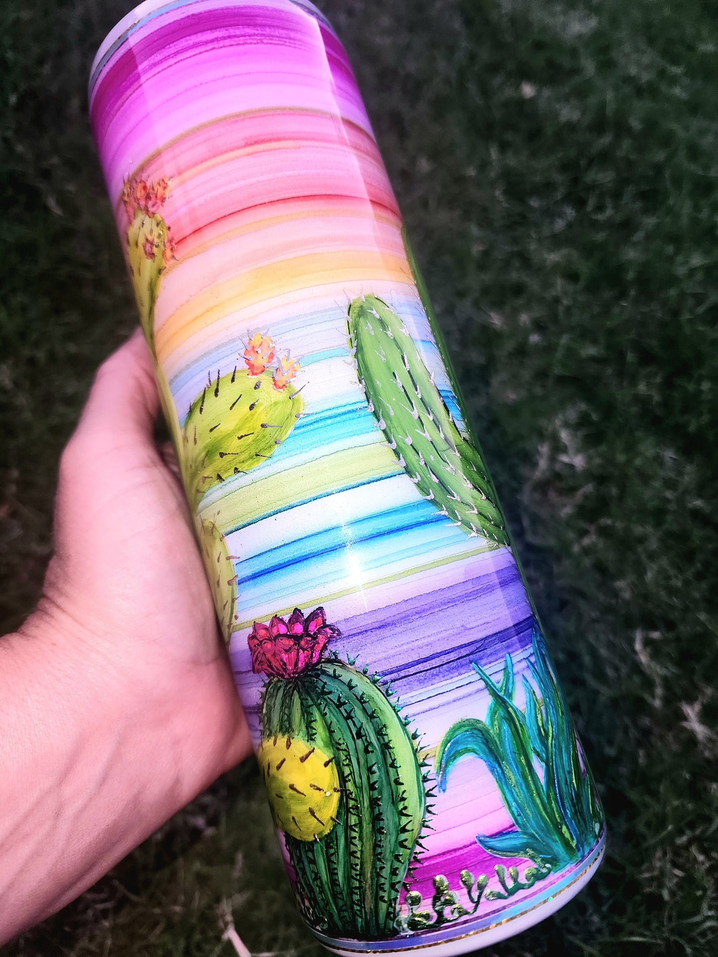 Twisted Ink Cactus Sarape