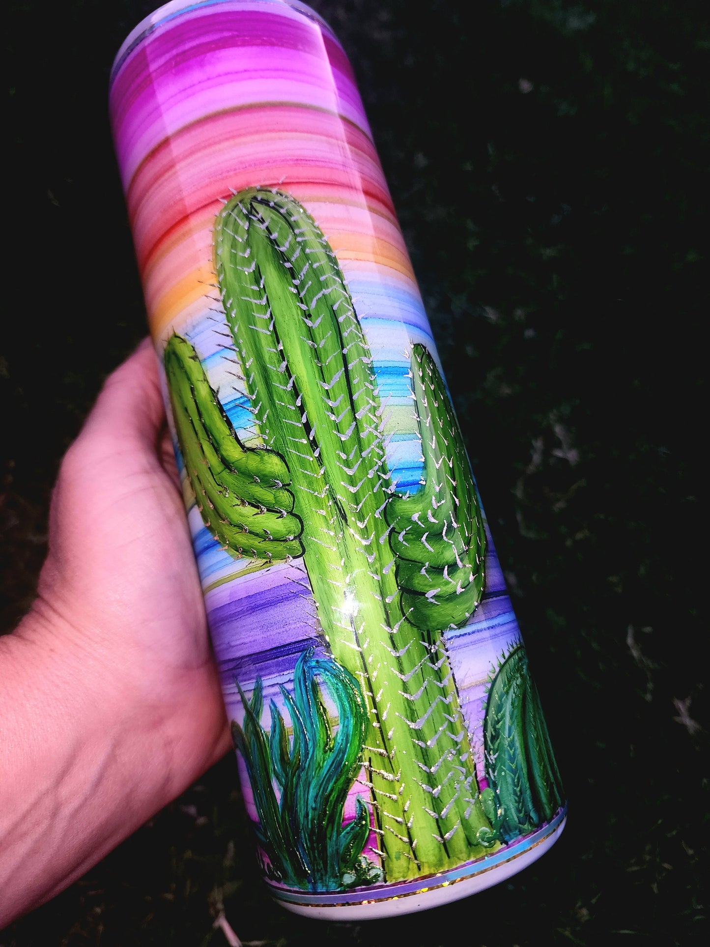 Twisted Ink Cactus Sarape