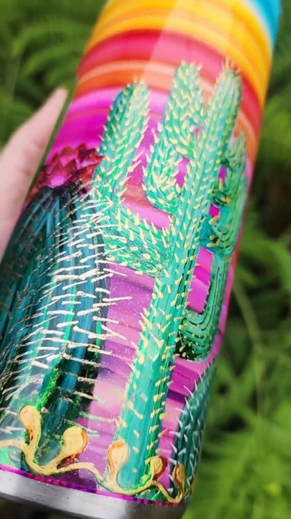 Twisted Ink Cactus Sarape