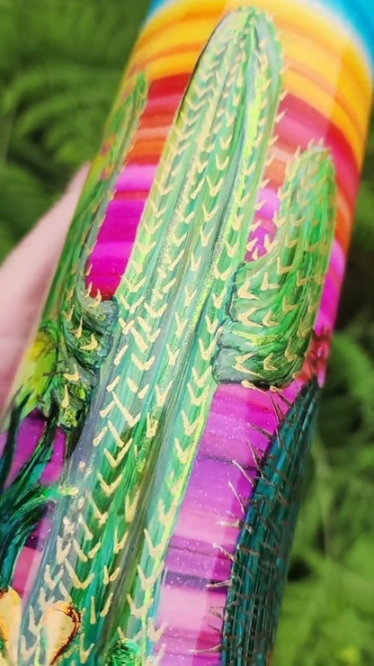 Twisted Ink Cactus Sarape