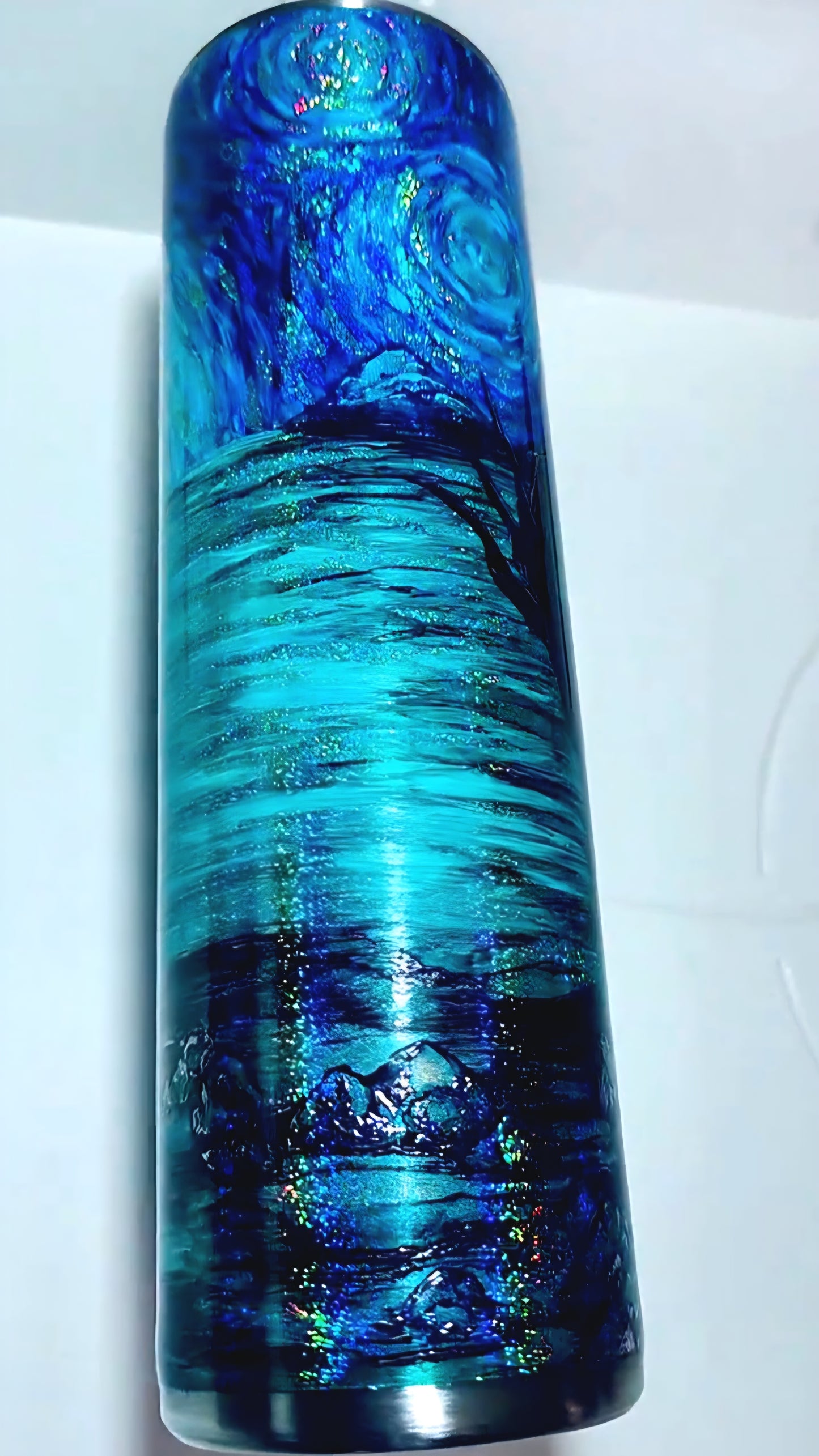 Twisted Ink Moonlit Shore