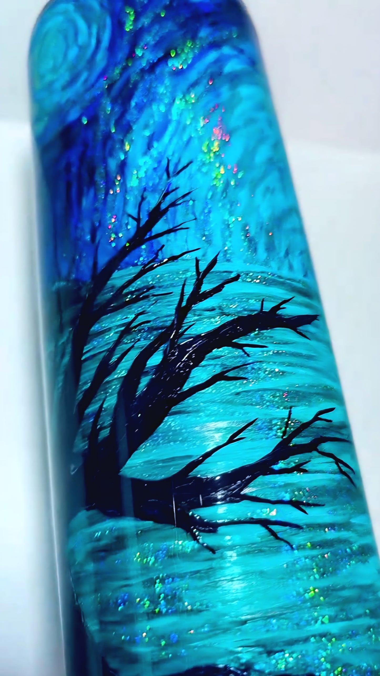 Twisted Ink Moonlit Shore