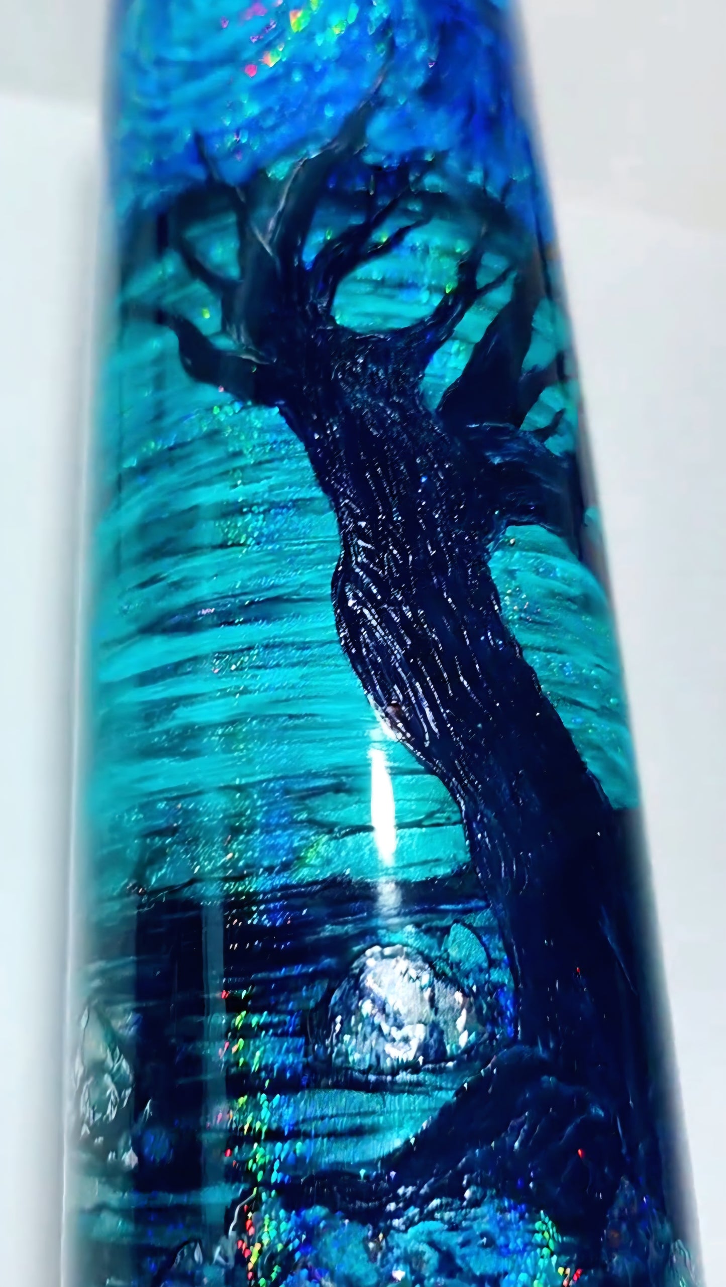 Twisted Ink Moonlit Shore