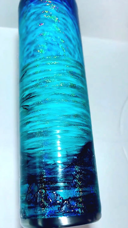 Twisted Ink Moonlit Shore