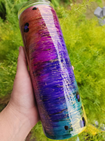 Twisted Ink Textured Spiral