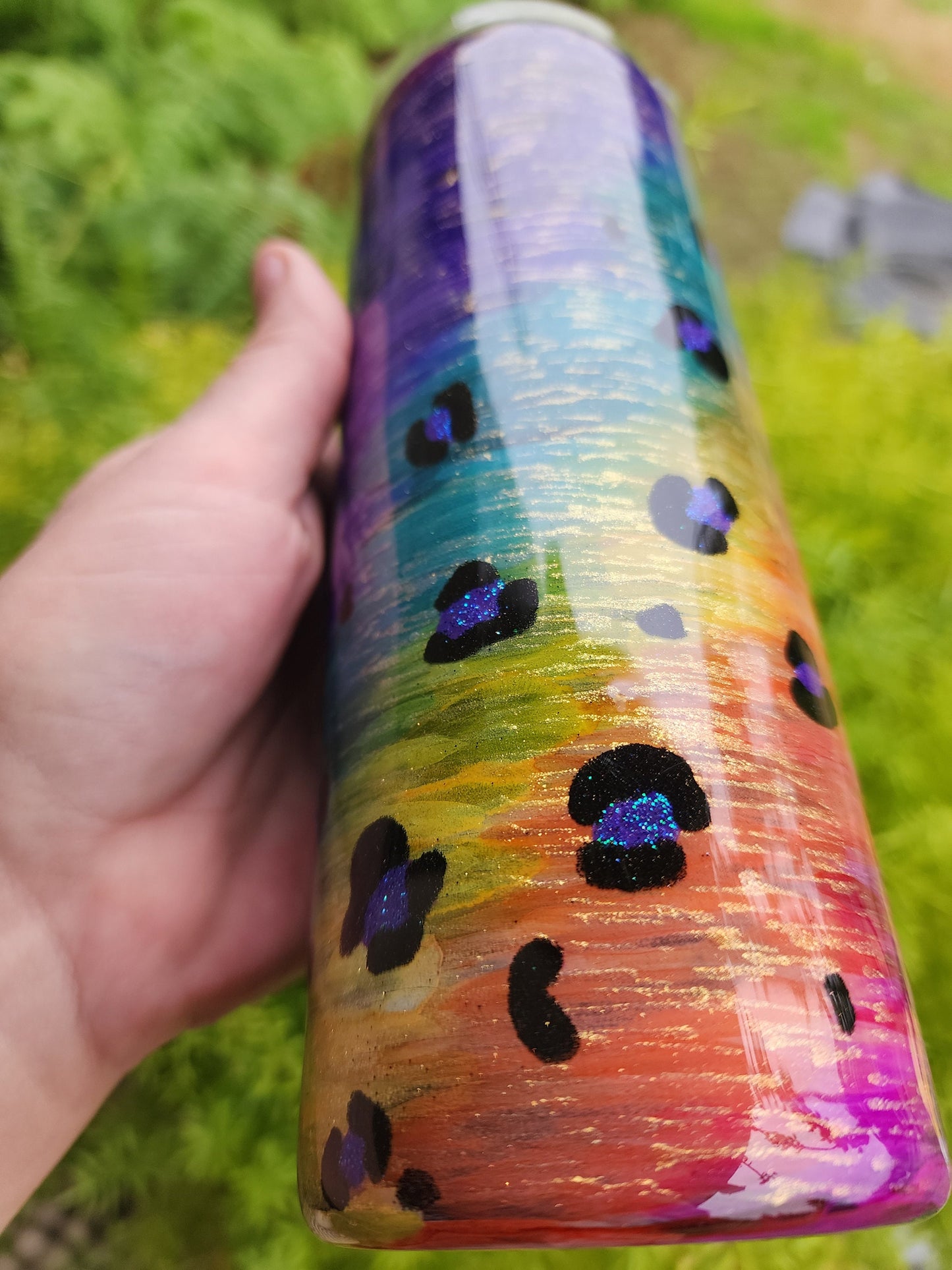 Twisted Ink Textured Spiral