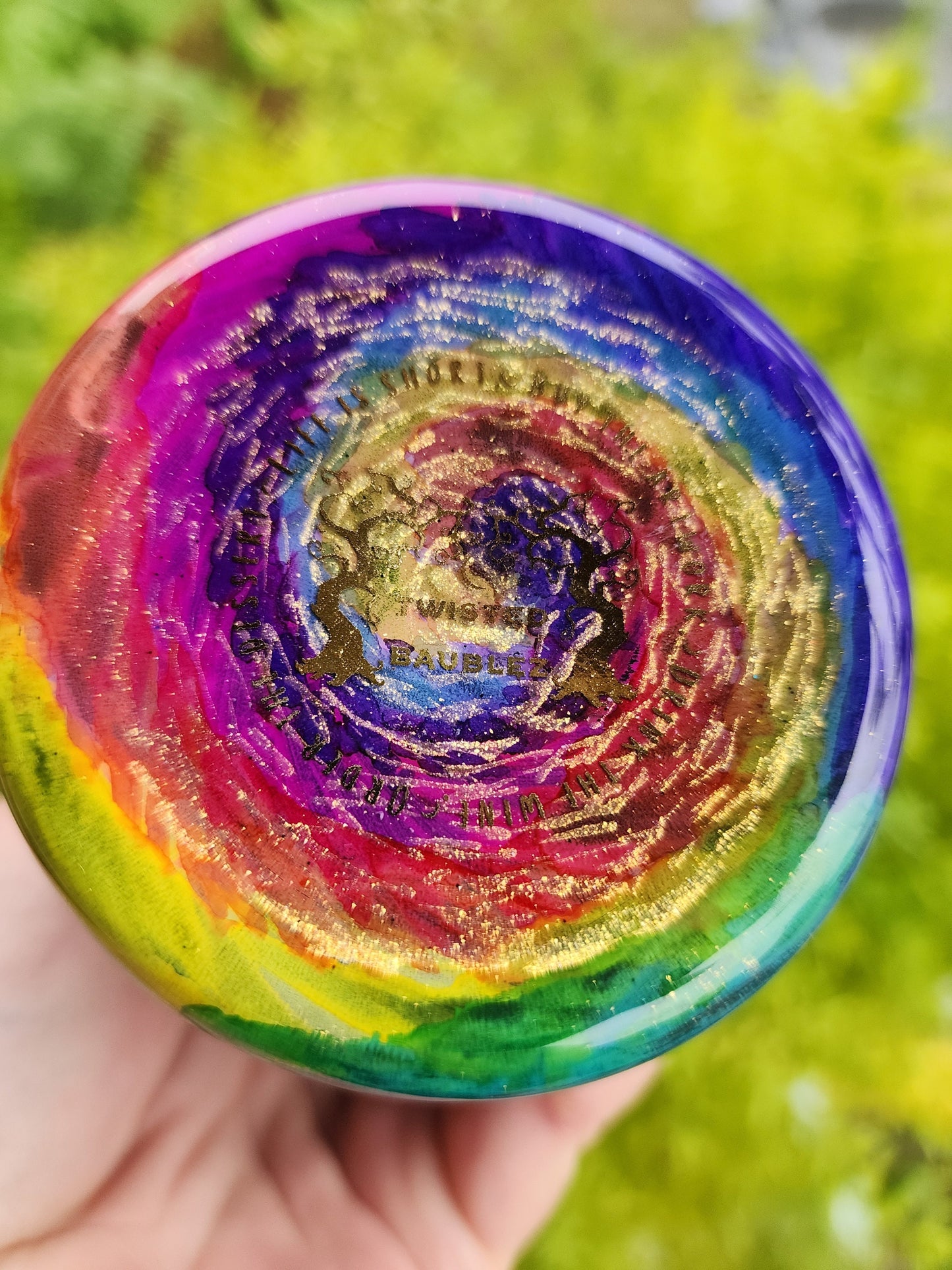 Twisted Ink Textured Spiral