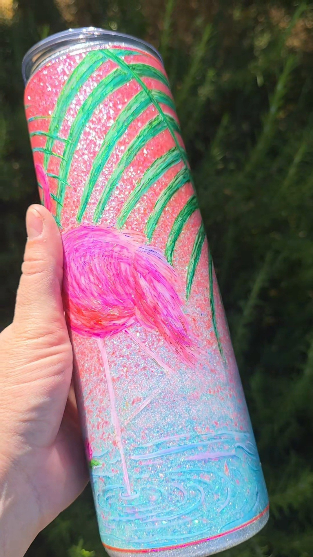 Twisted Ink Tropical Flamingo