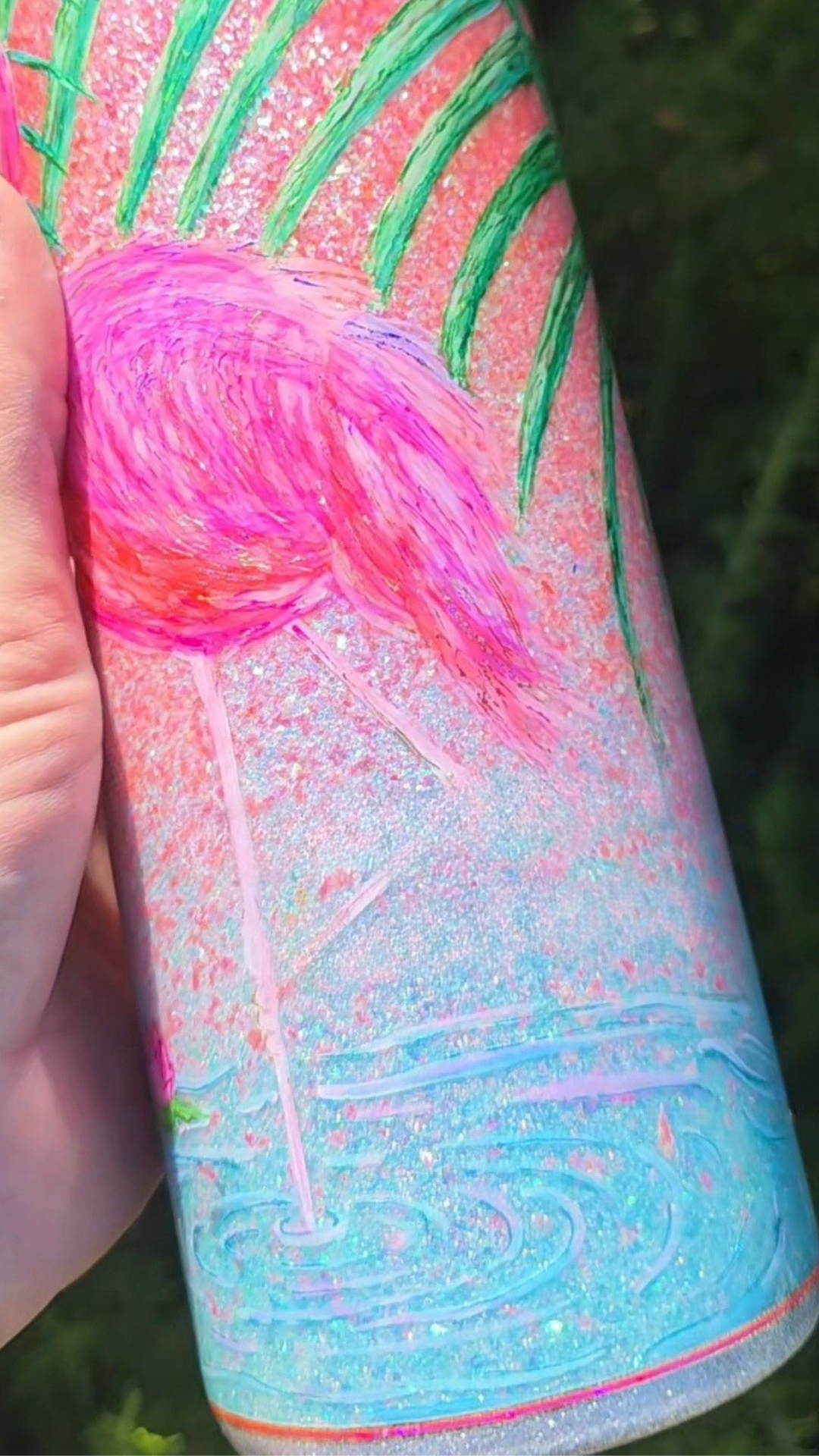 Twisted Ink Tropical Flamingo