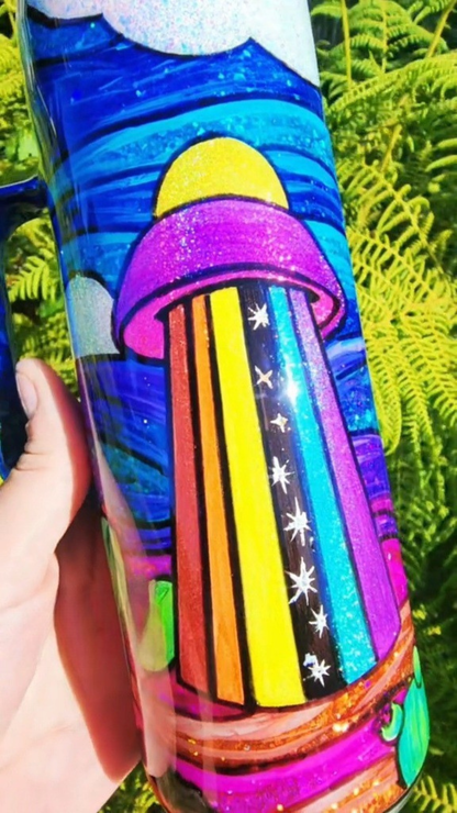Twisted Ink UFO Pop Art