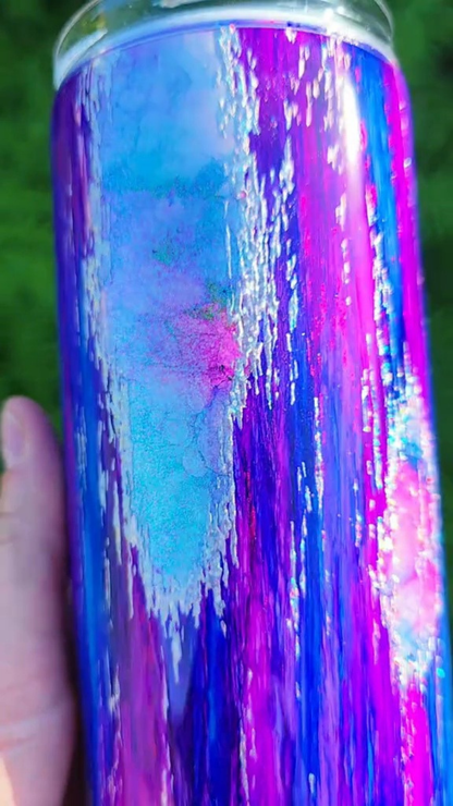 Twisted Ink Woodgrain Glitter Peekaboo