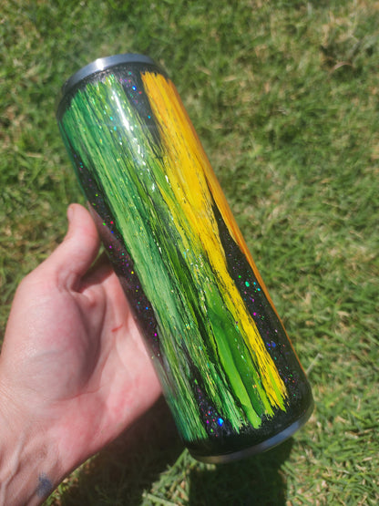 Twisted Ink Woodgrain Glitter Peekaboo