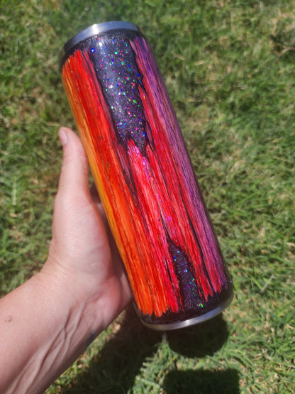 Twisted Ink Woodgrain Glitter Peekaboo