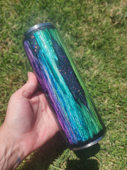 Twisted Ink Woodgrain Glitter Peekaboo