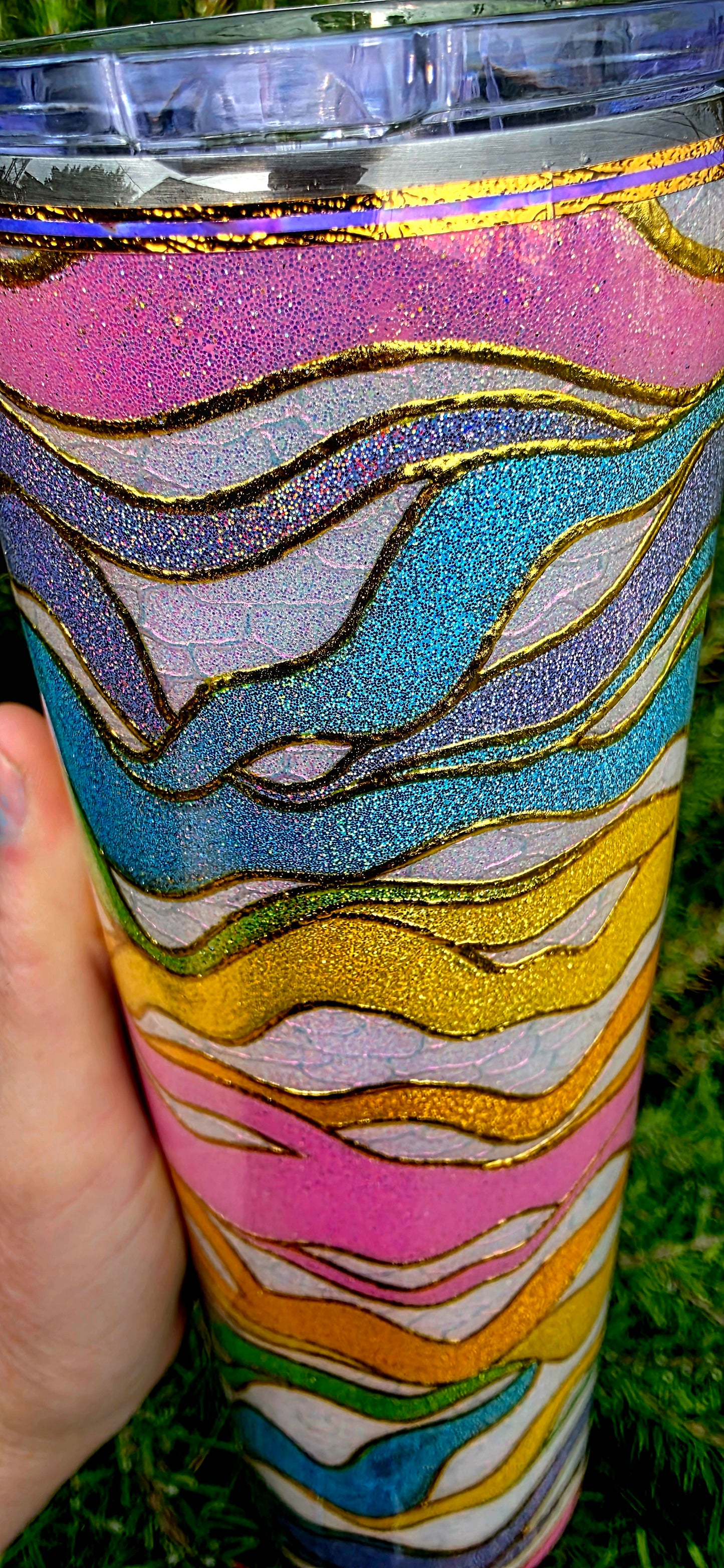 Twisted Signatures Glitter Ribbons