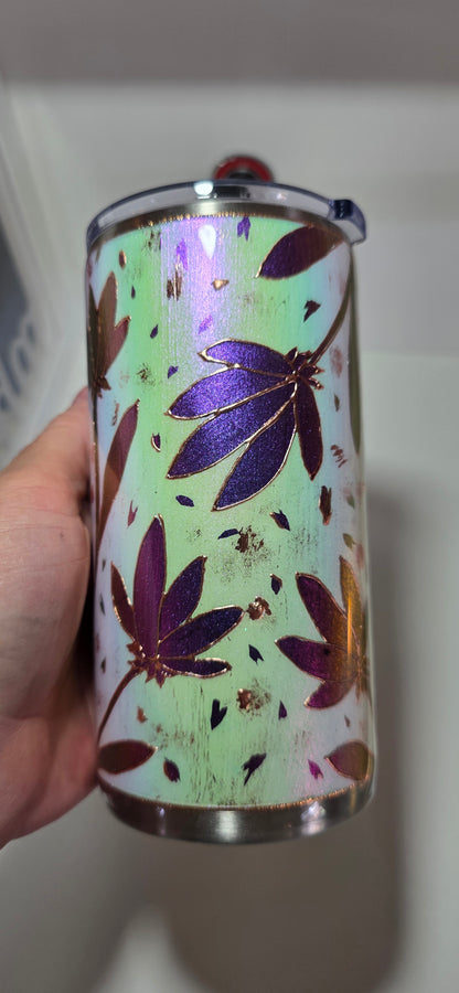Twisted Signatures Opal Abstract Floral 16oz - Quick-Ship Tumbler (RTS)
